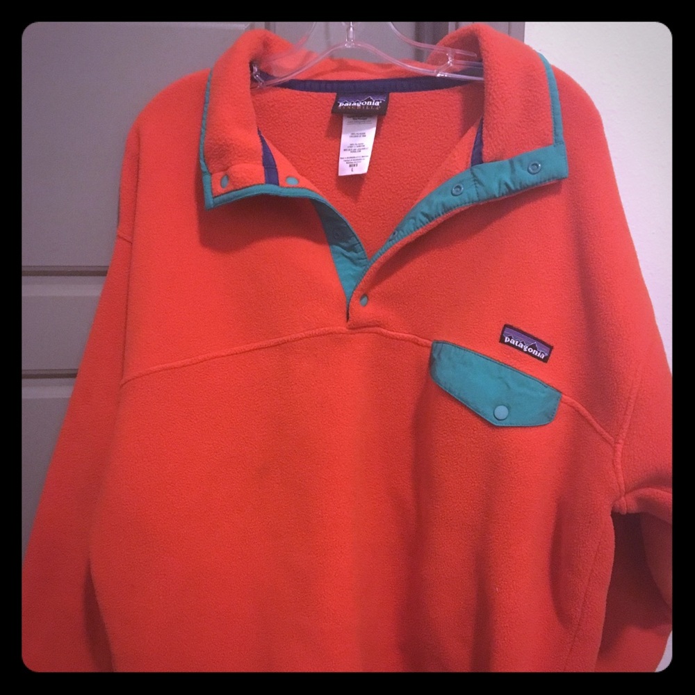 Men’s LARGE Patagonia fleece pull over